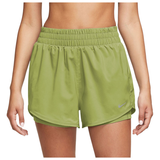 Nike Γυναικείο σορτς One Dri-FIT High-Waisted 3&quot; 2in1 Shorts